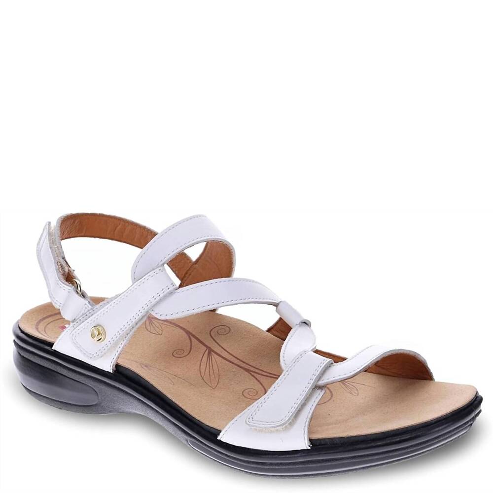 NEW REVERE women's emerald sandals in coconut
